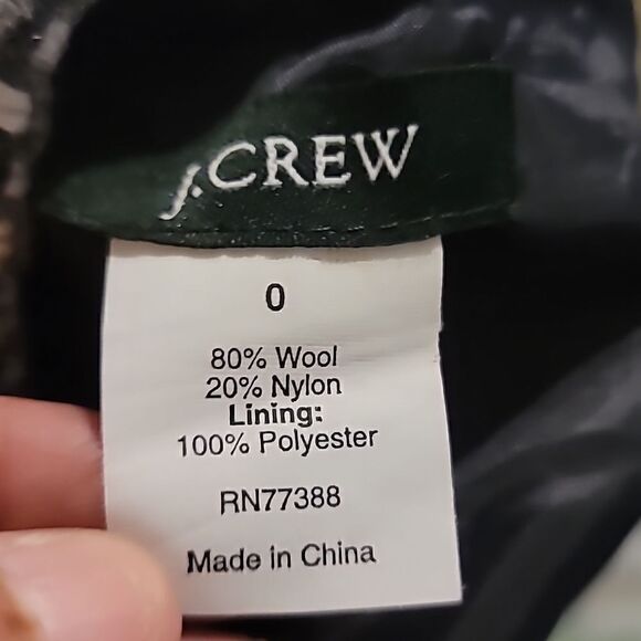 J. Crew Wool Skirt Size 0 - Picture 4 of 4